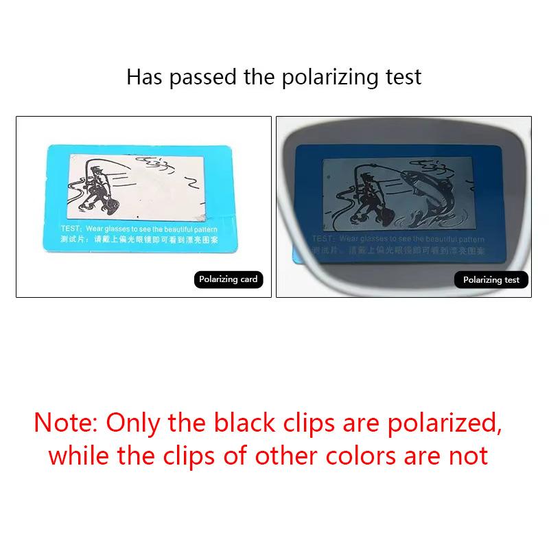 Kurzsichtigkeit Transparente Farbe 6 In 1 Quadratischer Rahmen Polarisiert Optisch Magnetischer Sonnenbrillen-Clip zum Aufstecken Magnetische Korrektionsbrille nach Maß