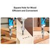 Aluminium Alloy Square Hole Drill Bit Adapter Cast Aluminum Easy Installation Mortising Attachment Fixed Bracket