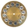 7 In Diameters 180mm Vintage Aluminium Metal Wall Clock Dial Face Arabic Numeral