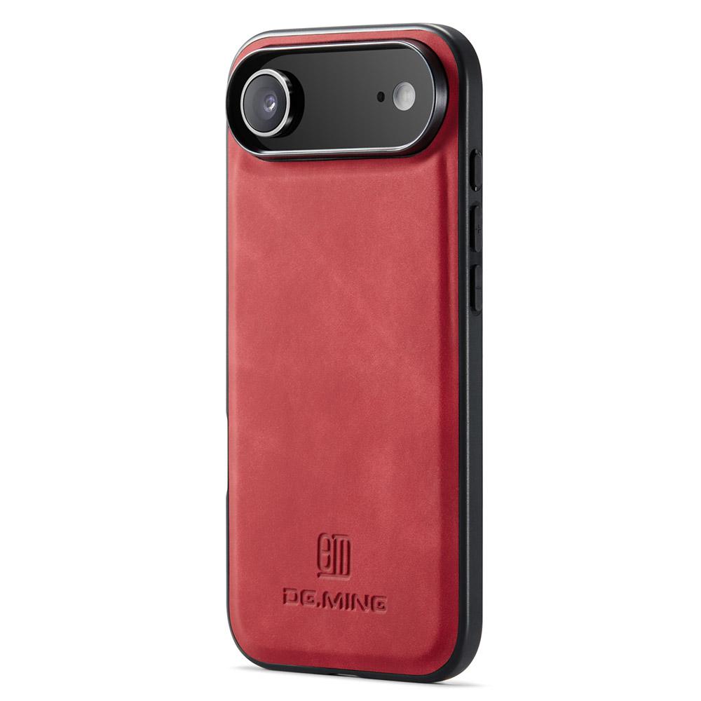 

DG.MING For iPhone Air Case PU Leather Covered PC + TPU Hybrid Phone Shell B