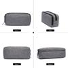 Cute Nylon Pencil Case Portable Student Stationery Bag New Double Layered Stationery Box