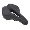 Comfortable PU Leather Bike Seat with High Density Sponge, Shock Absorbing Cord, Non-Slip Saddle Cushion for Mountain Road for Men and Women,    