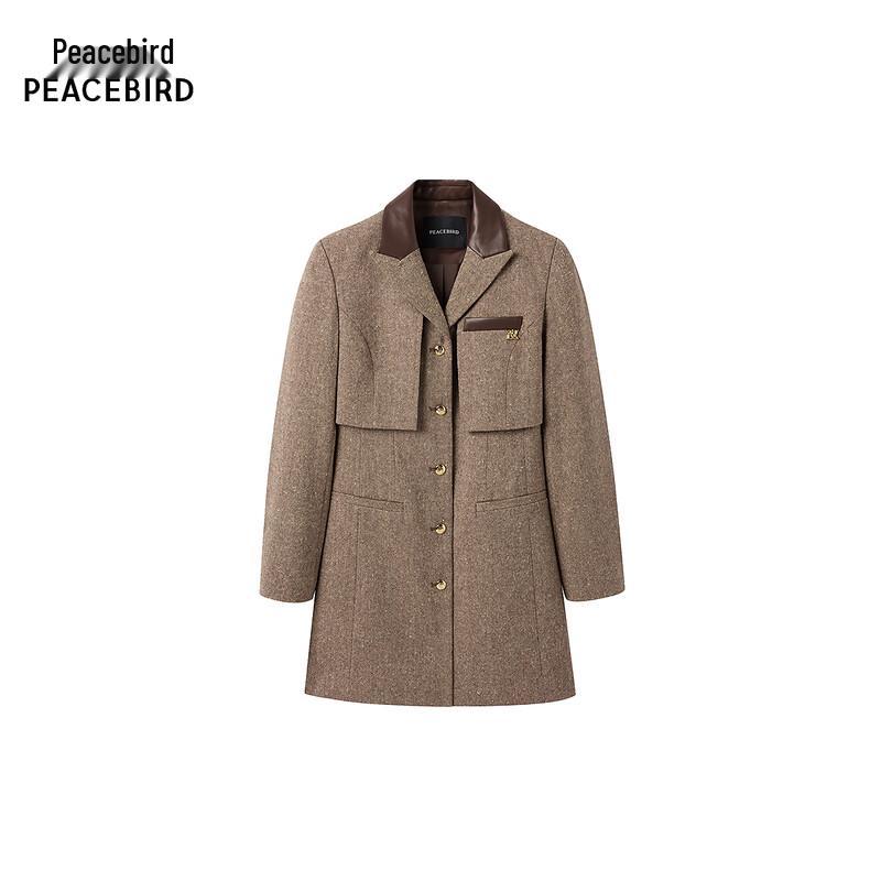 

Taipingniao Faux Two-Piece Blazer Dress L