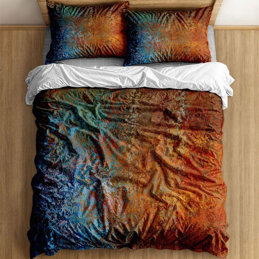 Tin Roof Rust Bedding Set King Queen Double Full Twin Single Size Duvet Cover Pillow Case Bed Linen Set