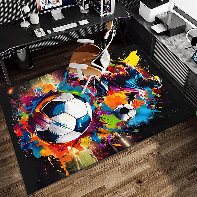 Baseball Feuerkraft Büro Teppich Stuhlmatte, Spielteppich, Geeignet für Eingang, Schlafzimmer, Wohnzimmer, Schreibtisch, Weihnachtsgeschenk