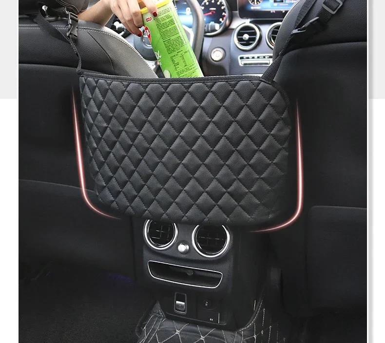 Car Storage Bag, Car Seat Storage Bag, Car Front Middle Armrest, Isolated Backrest Storage Box