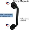 Maniglia Magnetica in Lega di Alluminio Nero per Porta del Frigorifero Frigorifero Microonde Lavastoviglie Elettrodomestico da Cucina Tiranti Sostituzione