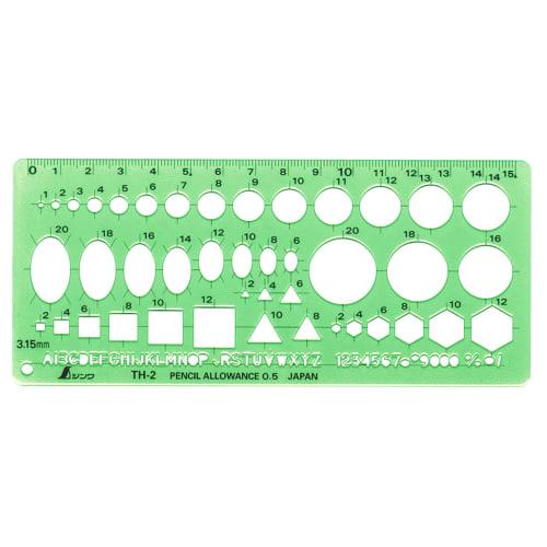 

Shinwa Sokutei Template General Ruler 66022