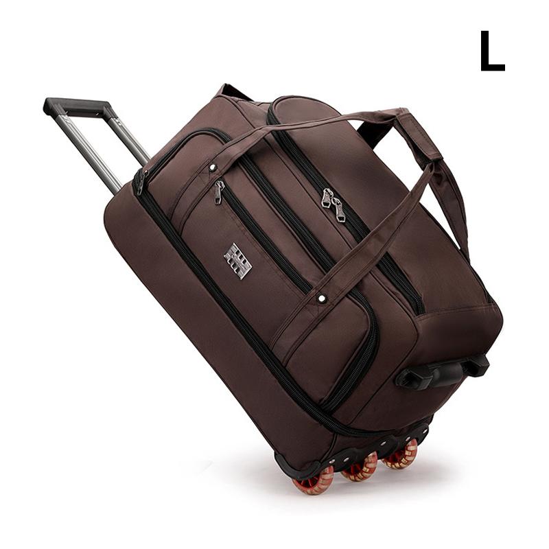 Reisetasche mit Rollen aus Oxford-Stoff, extragroß, faltbar, Reisetasche mit Rollen, Unisex, Reise-Aufbewahrungstasche