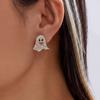 Tassel Ghost Earrings Sparkling Dangle Earrings Cute Halloween Earrings  Daily
