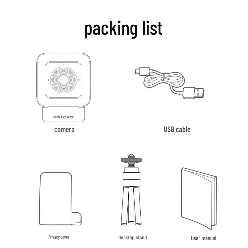 Hikvision 2K HD USB Webcam