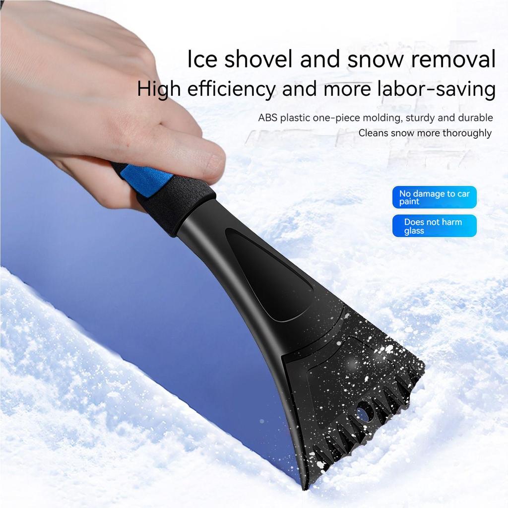 Car Snowbrush with Ice Scraper Detachable Snow Scrapers with Ergonomic Foam Grip for Cars Window Cleaning Tool for Automotive