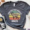 Funny Goat T-Shirt, Womens Farmer Tee, Dwarf Goat Farm Animal Shirt