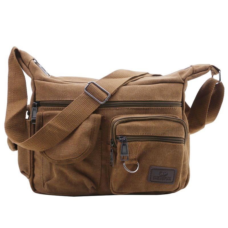 Borse a tracolla in tela da uomo, casual, tote, da viaggio, da uomo, a tracolla, di lusso, alla moda, di alta qualità