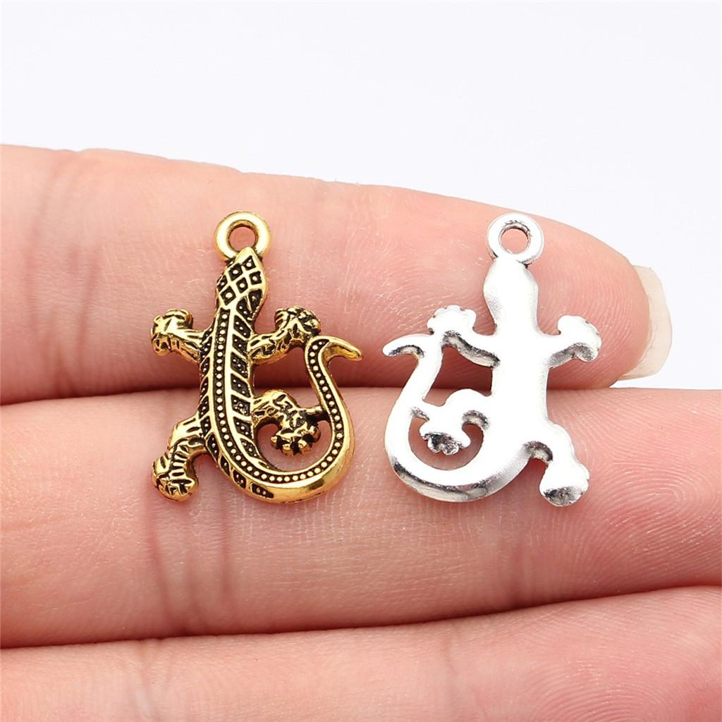 Żaby Owady Stworzenia Ogrodowe Amulet Antyczny Brąz Stop Cynku Materiały do Tworzenia Biżuterii Styl Dziecięcy Bransoletka Amulety