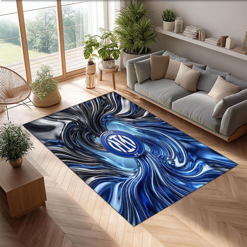 Borussia Dortmund Printed Flannel Area Rug Non Slip Soft Polyester Floor Carpet Indoor Decor Mat for Bedroom Living Room Sofa
