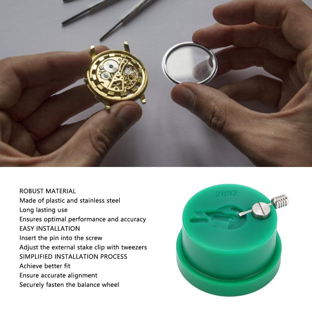 Plastic Material Watch Repair Balance Wheel Holder Watch Movement Holder Clamp Assembly Part