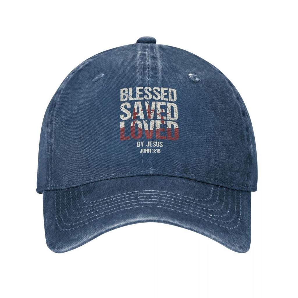 Klasik Yıkanmış Hristiyan İnancı Tanrı İsa İnanan Hediye Kutsanmış Kurtarılmış Sevilmiş Erkek Kız Yaz Sonbahar Snapback Şapka