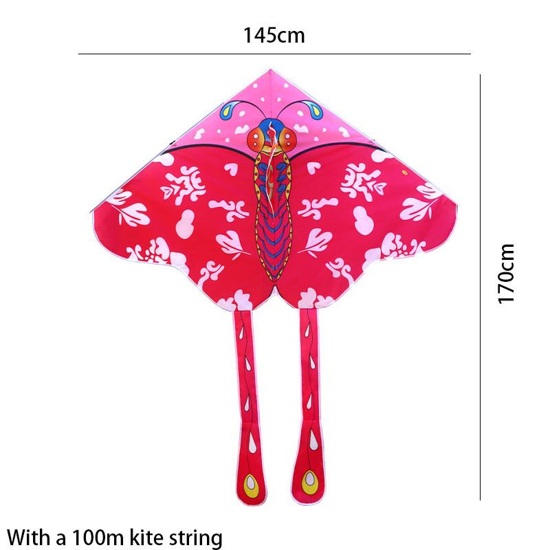 High Definition 1.45m Butterfly Kite For Kids In New Cartoon Style
