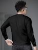 European High-End Rhinestone Printed Round-Neck Sweatshirt for Men, 2025 New Autumn Trendy Brand Long-Sleeve Top, Base Layer Shirt for Men