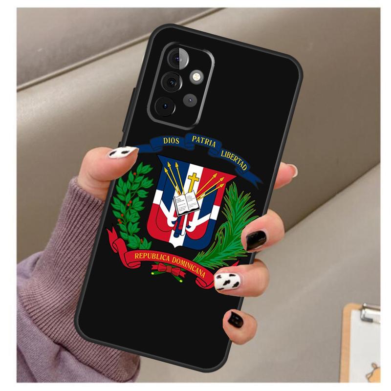 Dominican Republic Flag Case For Samsung Galaxy A34 A54 A14 A06 A16 A26 A36 A56 A12 A32 A52 A13 A33 A53 A15 A35 A55