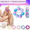 5Pcs Magic Fidget Rings Set – Instant Anxiety Relief Spiky Rings for Adults, Stress Reducer Sensory Toy for Office,Home & Travel