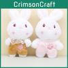 Adorable Plush Bunny Keychain Stuffed Toy 4 Inch Wedding Toss Doll Wholesale