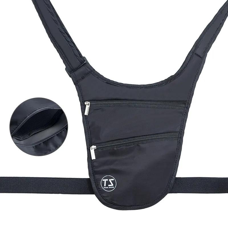 Anti-theft Sports Waist Bag Waterproof Lightweight Run Waist Pouch Big Capacity Adjustable Strap Invisible Belt Bag Travel