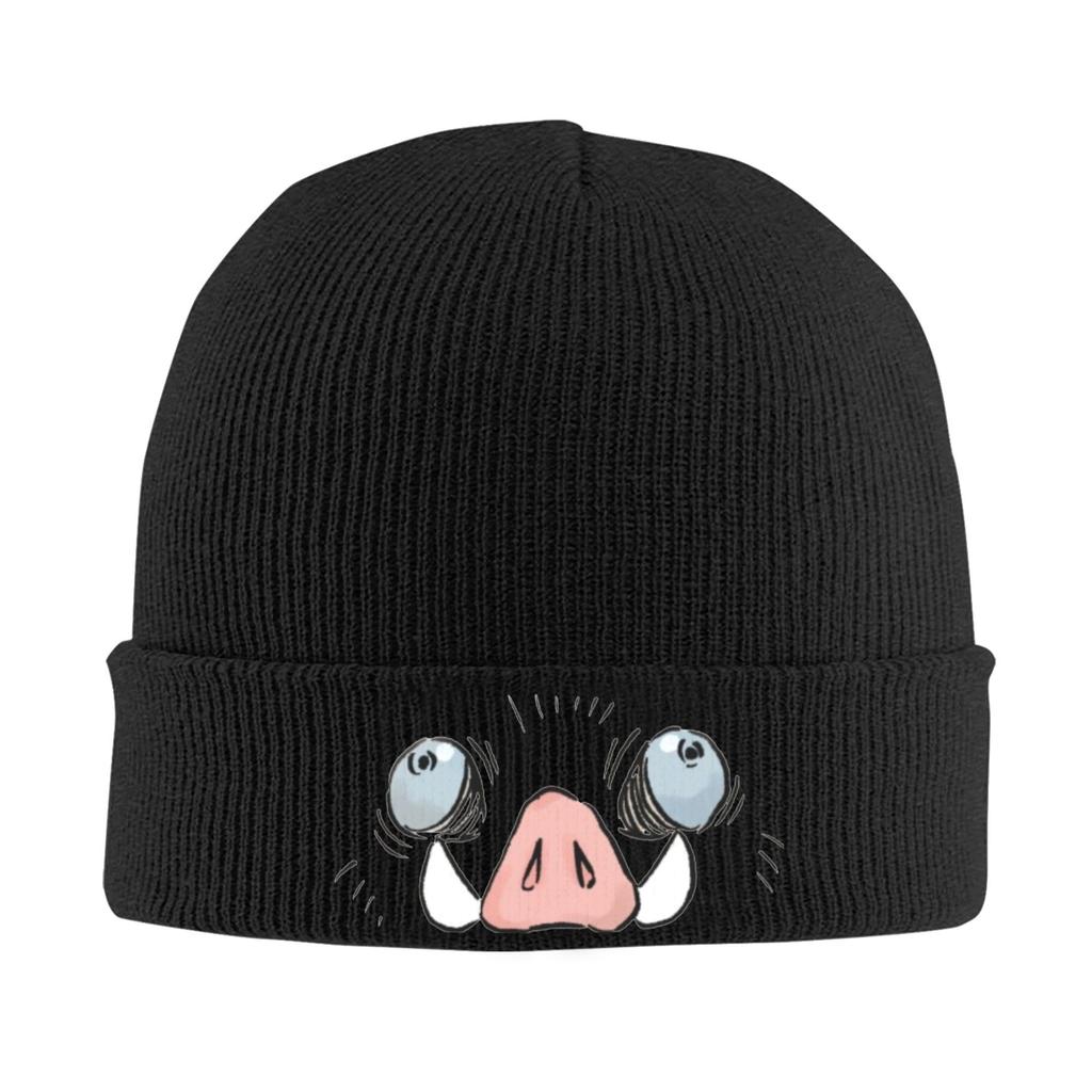 Unisex Rib Knit Cuffed Beanie Demon Slayers anime Accessories Warm Winter Skullies Knitted Caps Beanies Skullies
