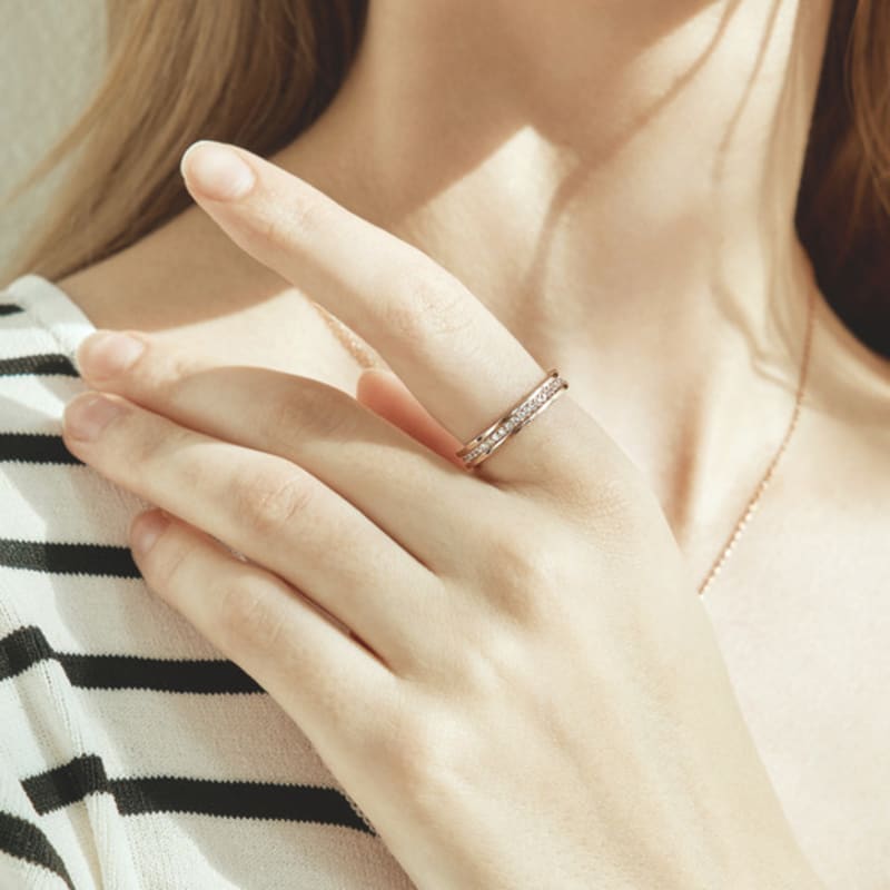 ELLE Jewelry Volume Cubic Ring ELBRWR120