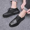 Man Flat Genuine Leather Classic Mens Sneakers Outdoor Lace-up High Quality Italian Handmade Formal Oxfords Shoes Big Size 38-47