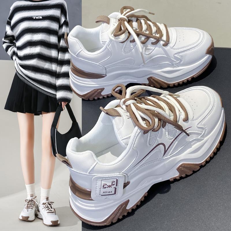 Spring and Autumn Women's Shoes New Dad Shoes Fashion Non-Slip Student Leisure Sports