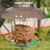 Plastic Protective Dome Cover for Hanging Birds Feeder Weatherproof Hummingbird Feeder Rain Guard Squirrel Baffle