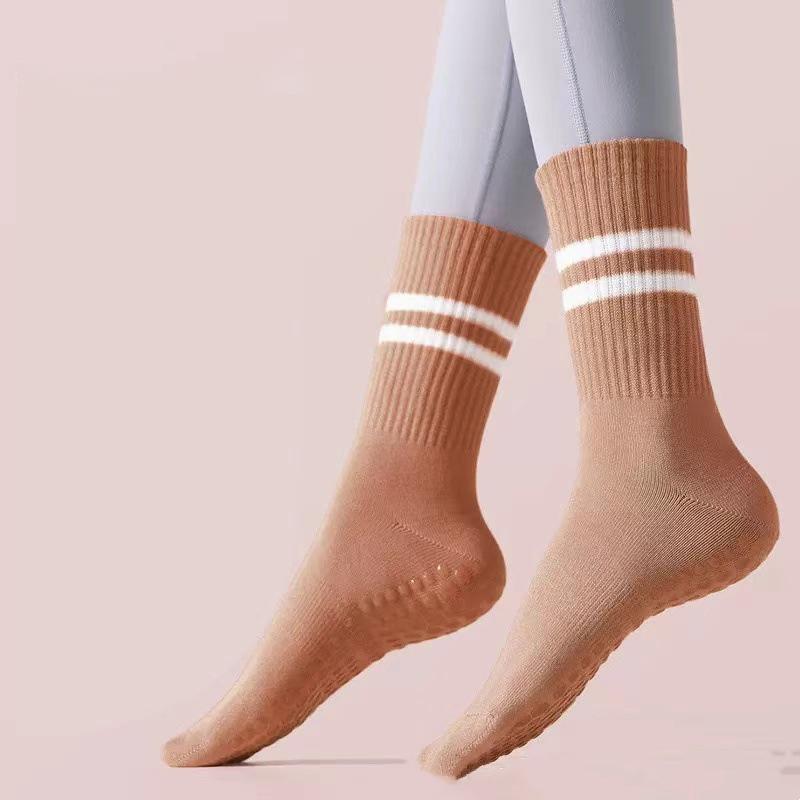 Non-Slip Silicone Indoor Fitness Pilates Women'S Sports Yoga Socks