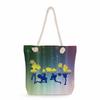 Multifunctional Rhythmic Gymnastics  Printed Thick Rope Shoulder Beach Bag 7580