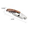 Waiter's Corkscrew with Red Pear Wood Multifunction Wine Corkscrew Professional Bottle Opener Easy To Carry Kitchen Accessories