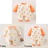 Baby Cotton Sleepsuit Winter Warmth With Snap Button Closure For Newborns