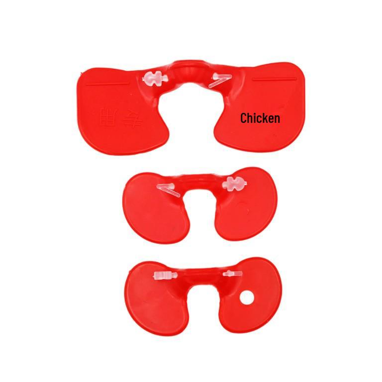 Verdickte Anti-Pick-Hühnerbrillen mit Löchern - Keine Stifte erforderlich