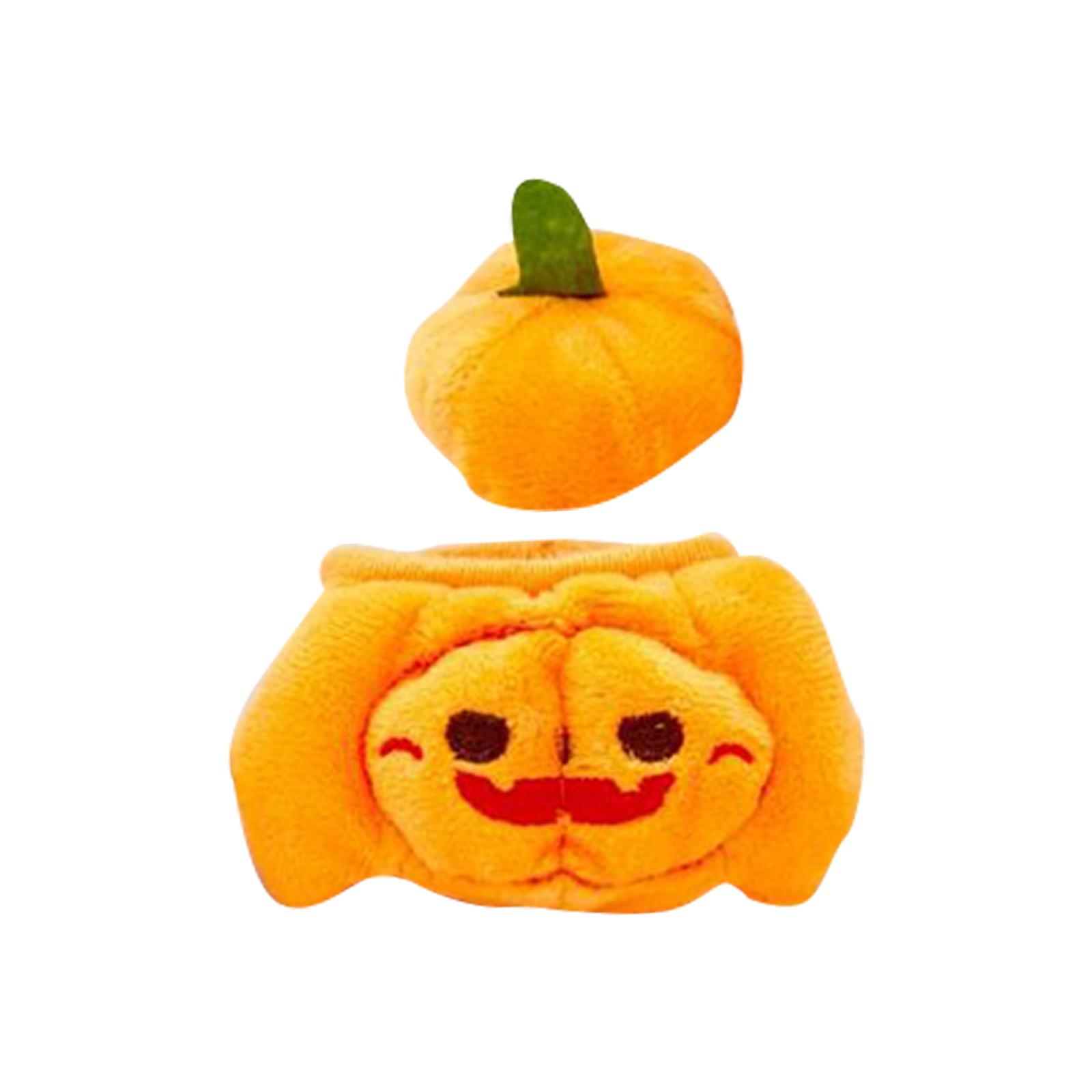 

Набор одежды для куклы на Хэллоуин, плюшевая детская одежда, шляпа-тыква (Одежда для кукол, куклы в комплект не входят) One Size