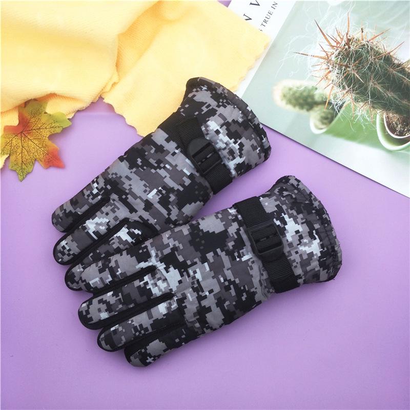 כפפות סקי מצוירות לילדים בגילאי 7-13: ביגוד חורף חמוד, חם ומעובה