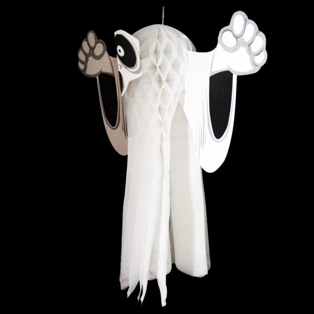 DIY Door Pendant Papery Hanging Halloween Ghost Halloween Hanging Ornament  Home Decoration