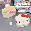 Sanrio Hello Kitty Toothbrush Storage Rack Cartoon Anime Cute Bathroom Large Capacity Storage Box Girl&Child Holiday Gifts