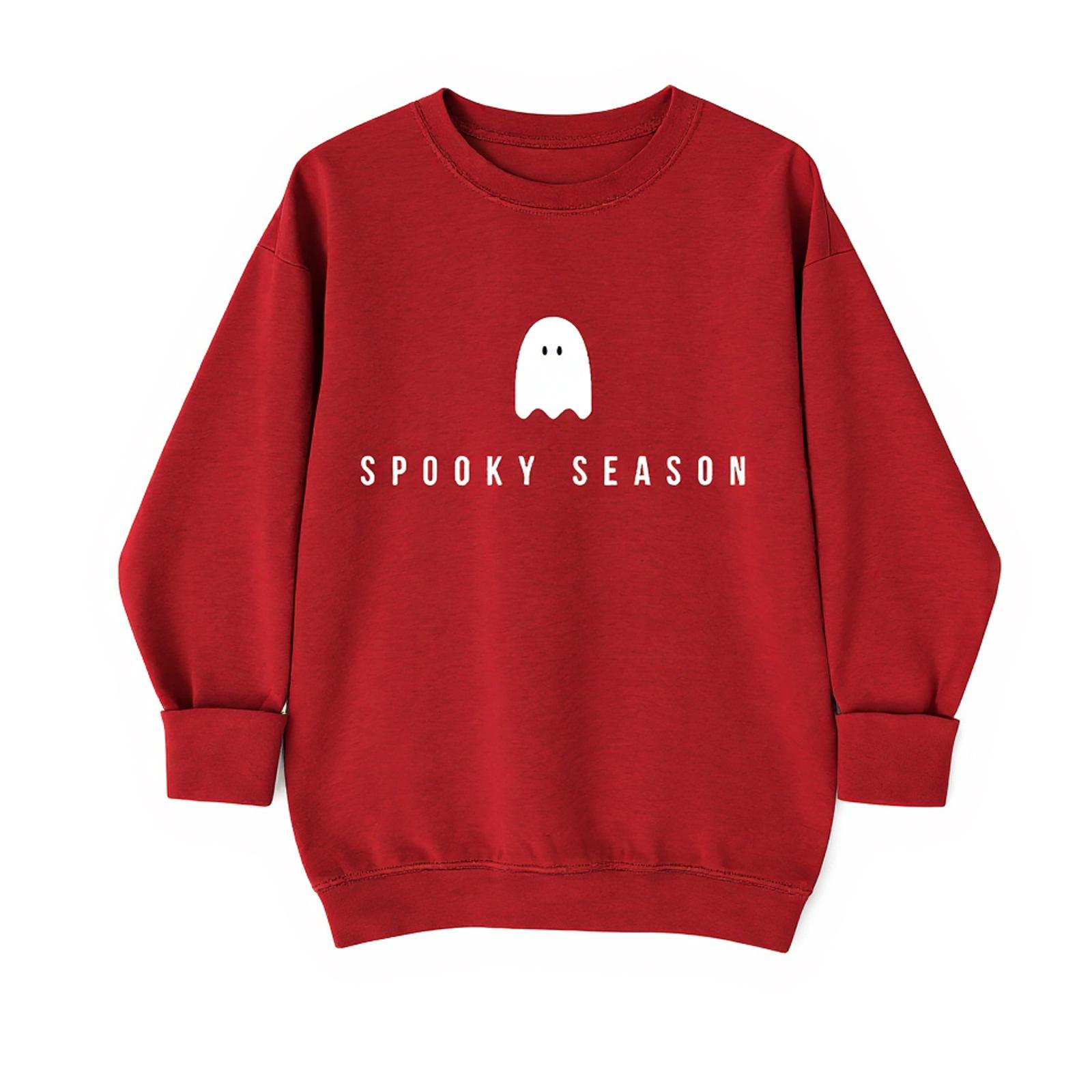 

Женские топы с длинным рукавом, футболки с круглым вырезом, осенняя мода, повседневные деловые туники-блузки M красный