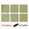 Wholesale 16X16 Pixel Art Building Blocks Bottom Plate 65803 Bricks Baseplate Part Compatible 31212 21333 98138 Pixel Toys Gifts