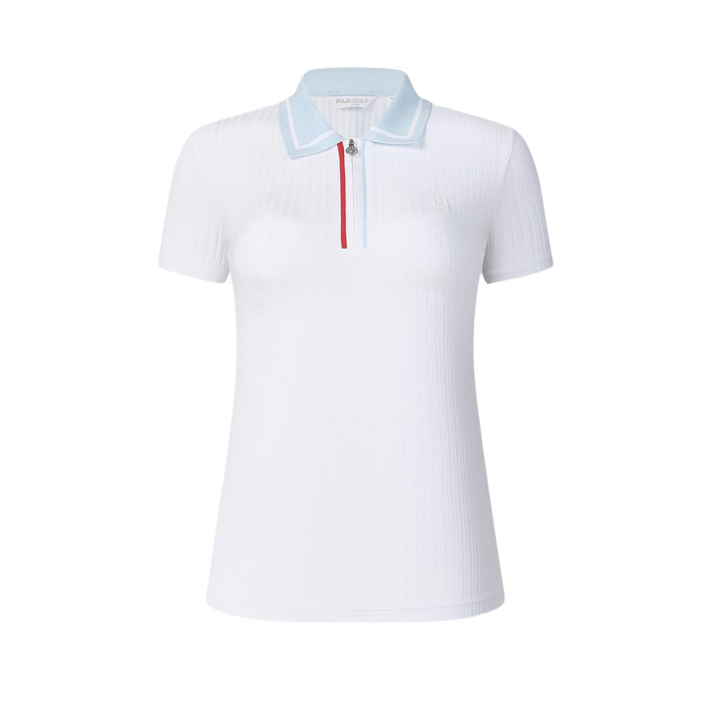 New FILA Polo Shirt Women's Jade White A11W425102FWT