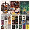 Vintage Whisky Plechová cedule Kovový plechový znak Pin-up girl Retro Nástěnná dekorace Pro garáž Klub Bar Pánská jeskyně Pub Kavárna Nástěnná dekorace