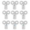 Feb.Radiator Accessories Vent Valve Radiator Exhaust Valve Key Switch Four Corners Deflation Valve Wrench Small Key 9Pcs