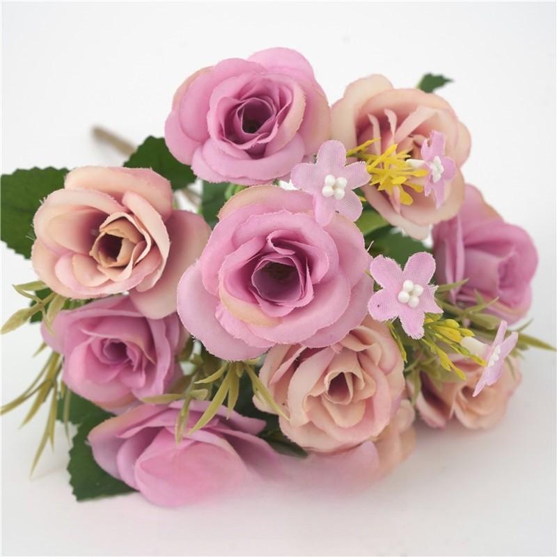 Elegant Silk Rose Artificial Flower For Home Decor And Wedding Arrangements