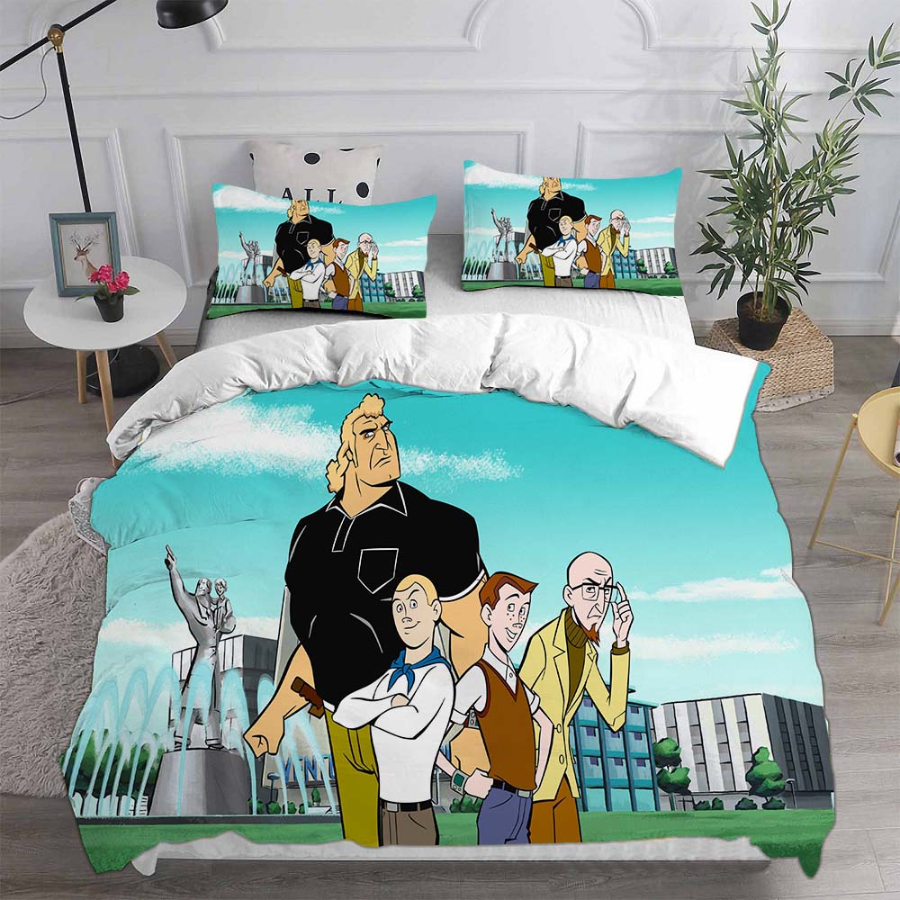 

The Venture Bros. Season 1 (2003) Bedding Sets Comforter Quilt Bed Cover Duvet Cover Pillow Case 2-3 Pieces Sets Home Decor EU Single 135x200cm