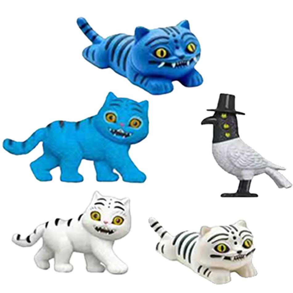 10pcs Kpop Demon Hunters Action Figures Set Derpy Tiger Rumi Mira Zoey Sussy Collectible Dolls Figurines for Fans Gift